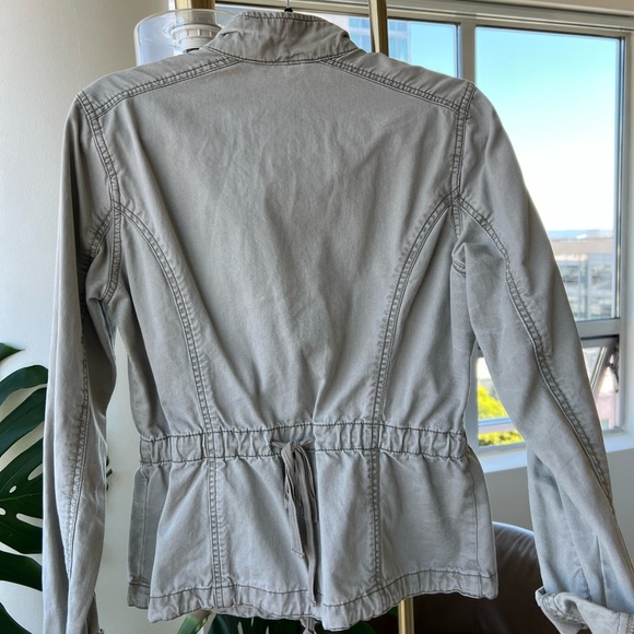 Light green / grey Hollister utility jacket - Picture 4 of 4